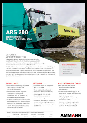 Enkele-trommelwals Ammann ARS 200