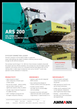 Enkele-trommelwals Ammann ARS 200