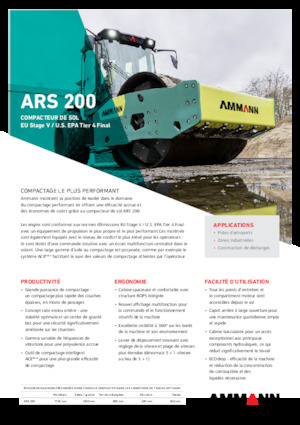 Enkele-trommelwals Ammann ARS 200