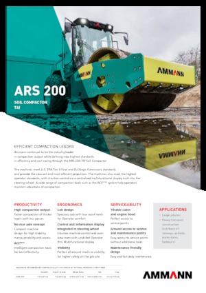 Enkele-trommelwals Ammann ARS 200