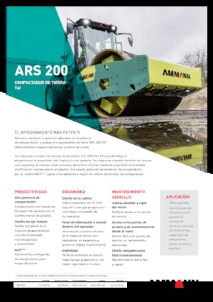 Enkele-trommelwals Ammann ARS 200