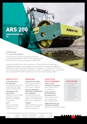 Enkele-trommelwals Ammann ARS 200