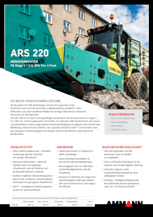 Enkele-trommelwals Ammann ARS 220 PD