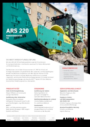 Enkele-trommelwals Ammann ARS 220