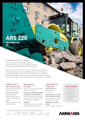 Enkele-trommelwals Ammann ARS 220
