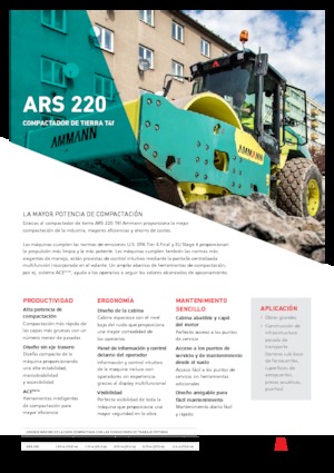 Enkele-trommelwals Ammann ARS 220