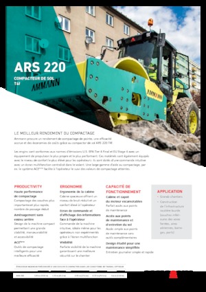 Enkele-trommelwals Ammann ARS 220