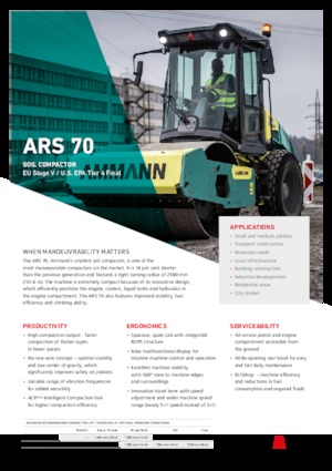 Enkele-trommelwals Ammann ARS 70