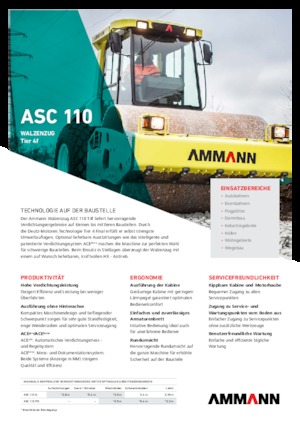 Enkele-trommelwals Ammann ASC 100 D