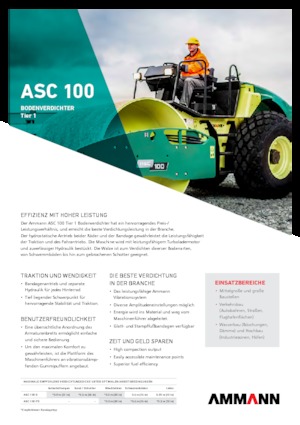 Enkele-trommelwals Ammann ASC 100 D