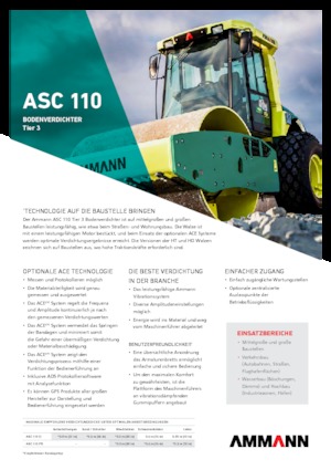 Enkele-trommelwals Ammann ASC 110 D