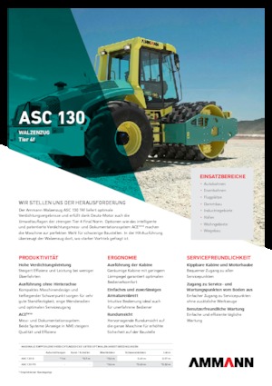 Enkele-trommelwals Ammann ASC 130 D