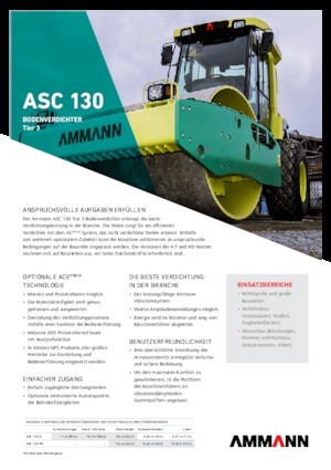 Enkele-trommelwals Ammann ASC 130 HDPD