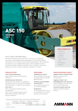 Enkele-trommelwals Ammann ASC 150 D