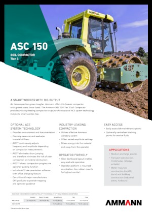 Enkele-trommelwals Ammann ASC 150 HD