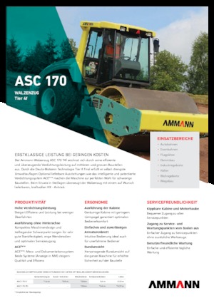 Enkele-trommelwals Ammann ASC 170 D