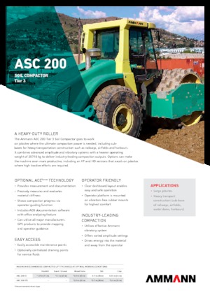 Enkele-trommelwals Ammann ASC 200 D