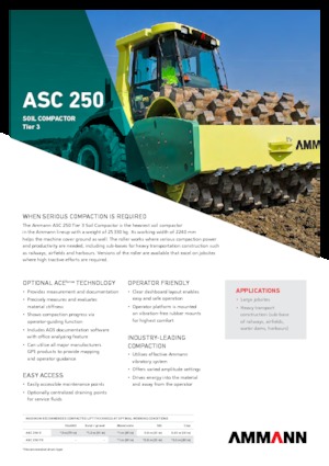 Enkele-trommelwals Ammann ASC 250 HD