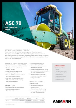 Enkele-trommelwals Ammann ASC 70 D