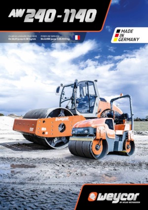 Enkele-trommelwals weycor AW 1070