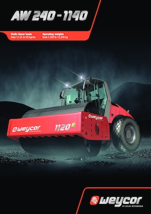 Enkele-trommelwals Atlas-weycor AW 1140