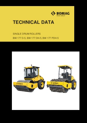 Enkele-trommelwals Bomag BW 177 D-5
