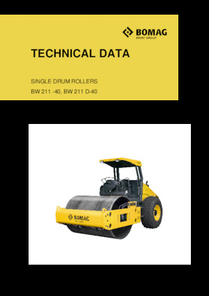 Enkele-trommelwals Bomag BW 211 D-40 SL