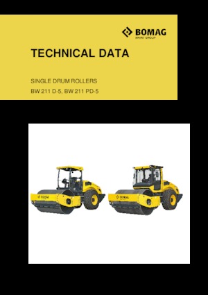 Enkele-trommelwals Bomag BW 211 PD-5