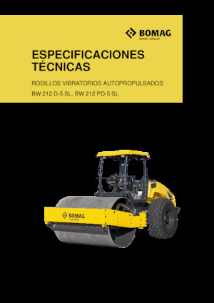 Enkele-trommelwals Bomag BW 212 PD-5 SL