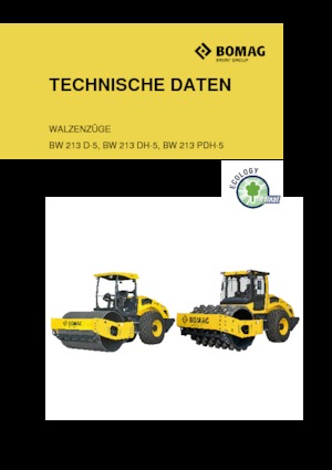 Enkele-trommelwals Bomag BW 213 DH-5
