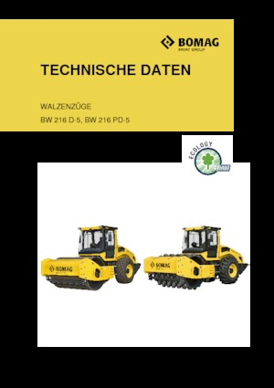 Enkele-trommelwals Bomag BW 216 PD-5