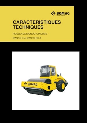Enkele-trommelwals Bomag BW 219 D-4