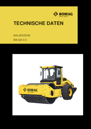 Enkele-trommelwals Bomag BW 220 D-5