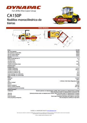 Enkele-trommelwals Dynapac CA 150 P