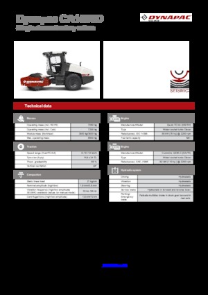Enkele-trommelwals Dynapac CA 1500 D