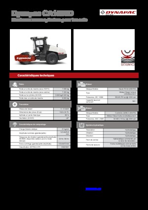 Enkele-trommelwals Dynapac CA 1500 D
