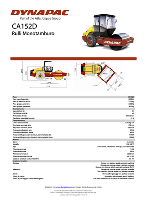 Enkele-trommelwals Dynapac CA 152 D