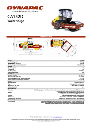 Enkele-trommelwals Dynapac CA 152 D