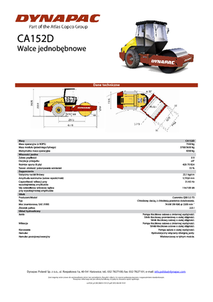 Enkele-trommelwals Dynapac CA 152 D