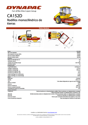 Enkele-trommelwals Dynapac CA 152 D
