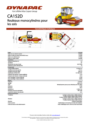 Enkele-trommelwals Dynapac CA 152 D
