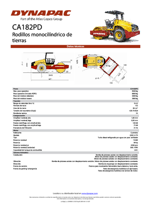 Enkele-trommelwals Dynapac CA 182 PD