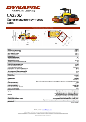Enkele-trommelwals Dynapac CA 250 D