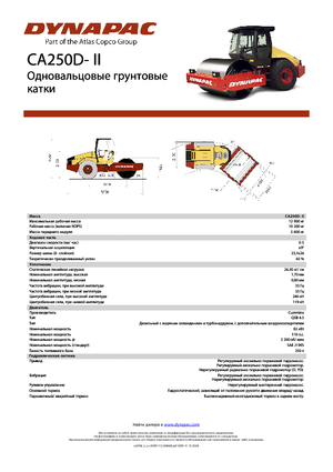 Enkele-trommelwals Dynapac CA 250 D-II
