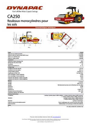 Enkele-trommelwals Dynapac CA 250