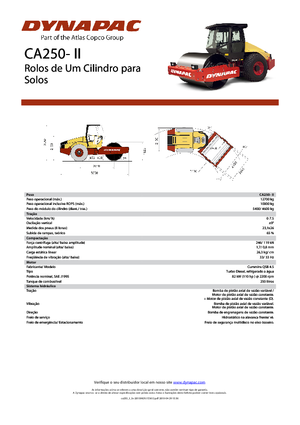 Enkele-trommelwals Dynapac CA 250-II