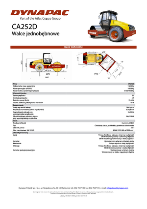 Enkele-trommelwals Dynapac CA 252 D