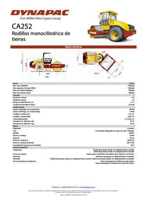 Enkele-trommelwals Dynapac CA 252