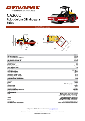 Enkele-trommelwals Dynapac CA 260 D