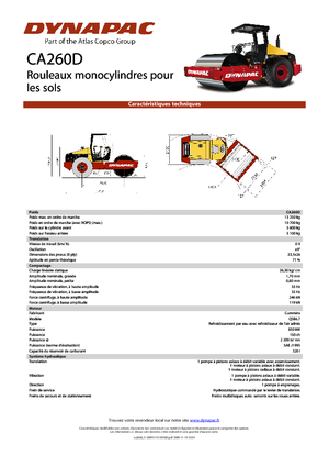 Enkele-trommelwals Dynapac CA 260 D